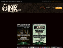 Tablet Screenshot of mucklesink.com